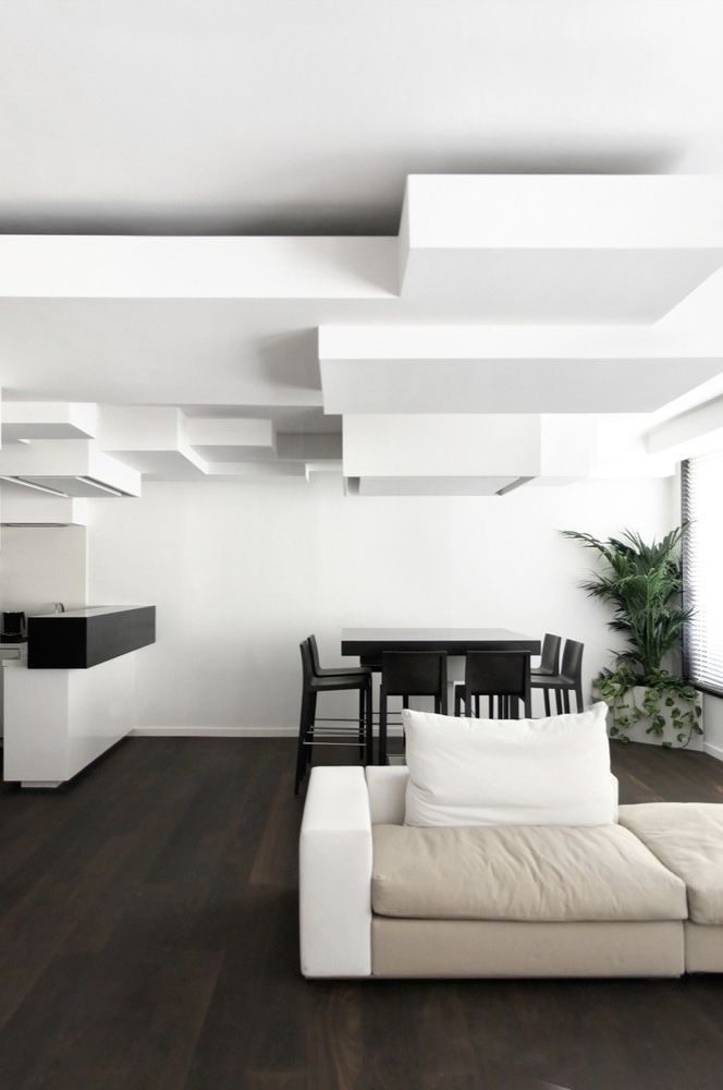 forro de gesso moderno sala