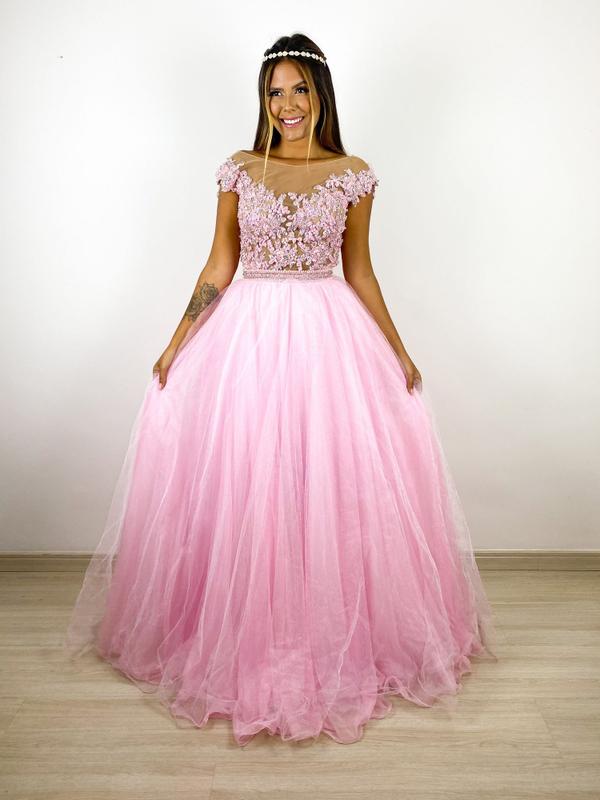 vestido de 15 anos confortável