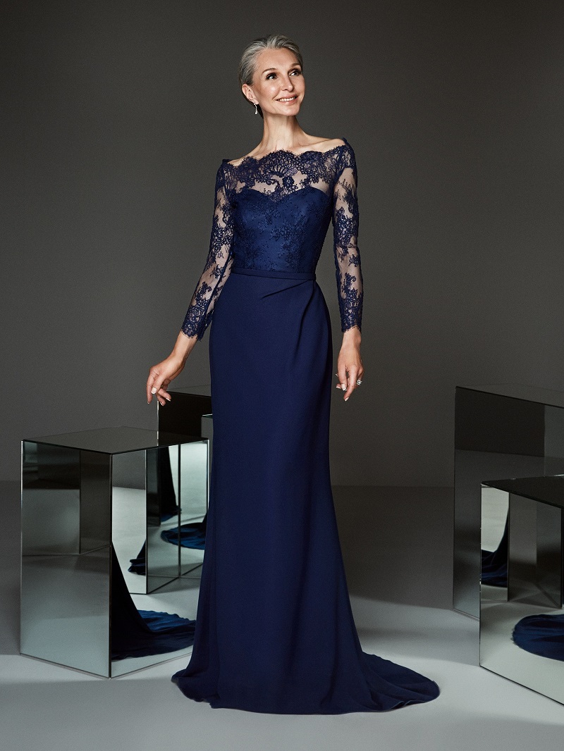 vestido mãe da noiva elegante