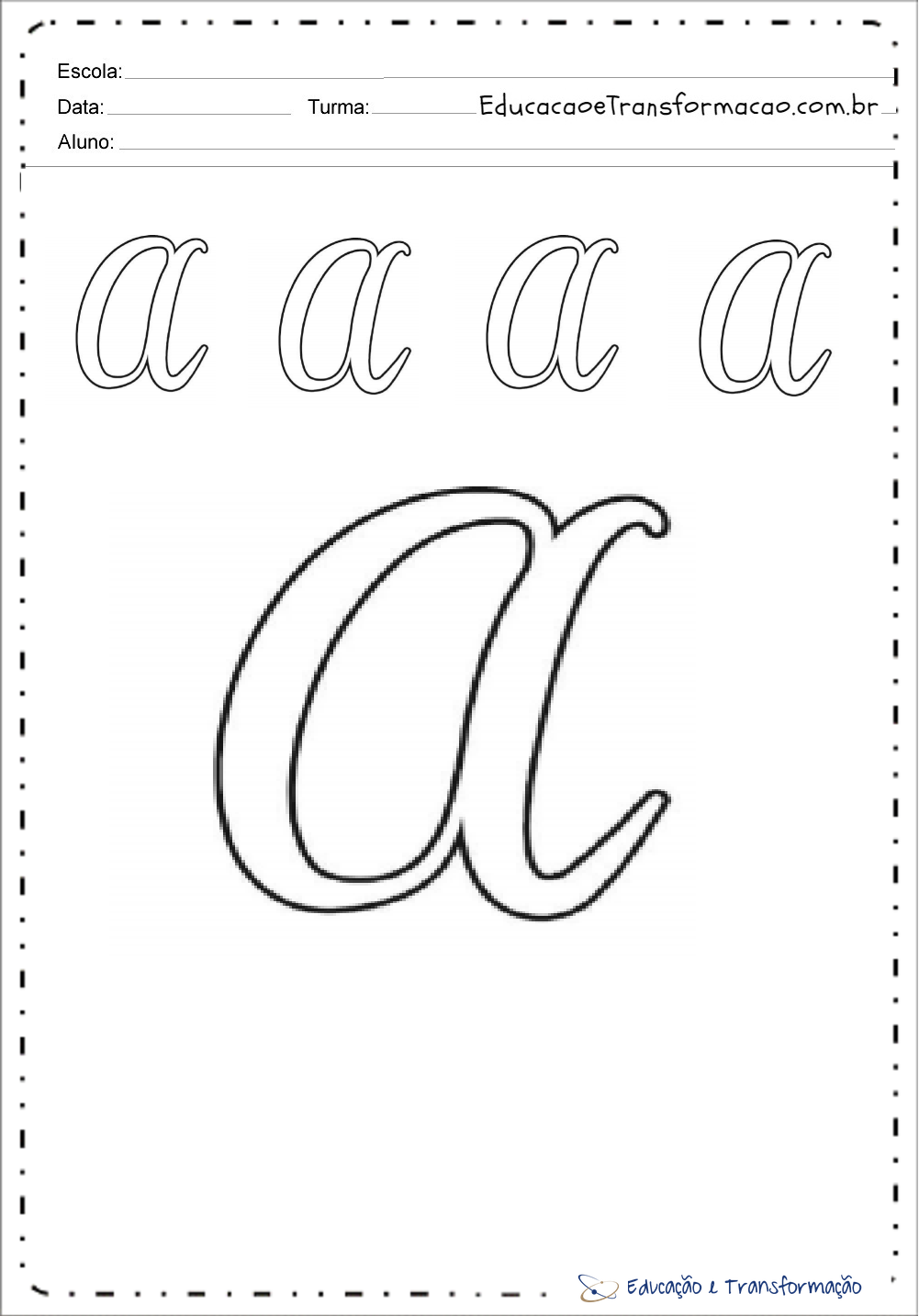 letras cursivas maiúsculas para artesanato
