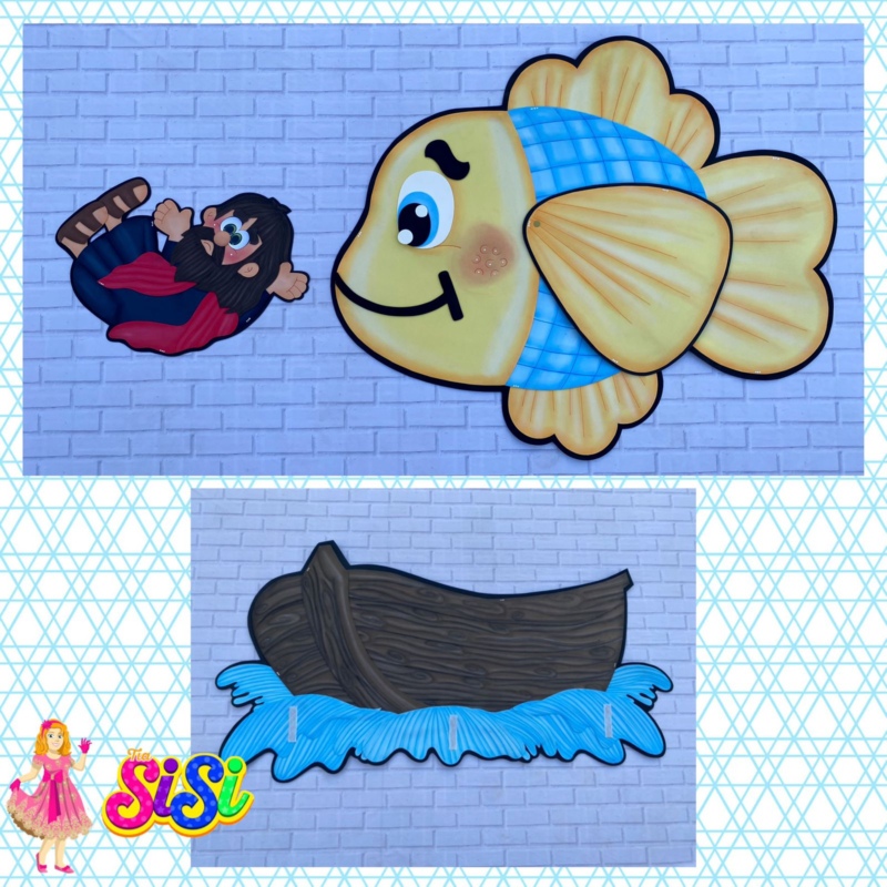 molde de peixe em eva pequeno