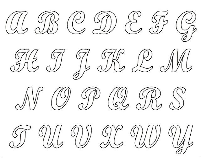 molde letra A em feltro