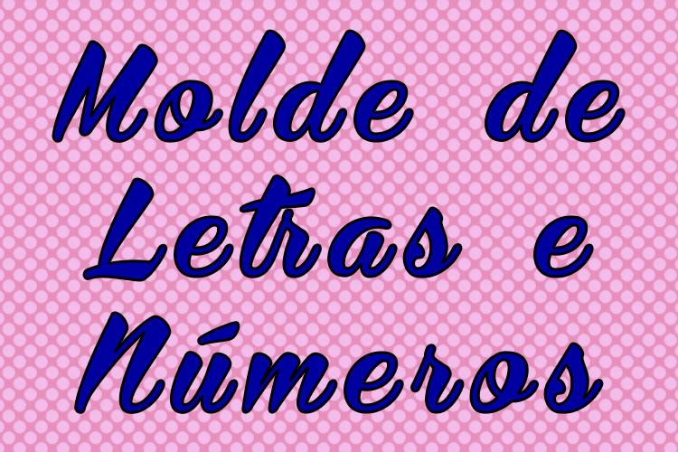letra A molde para cortar