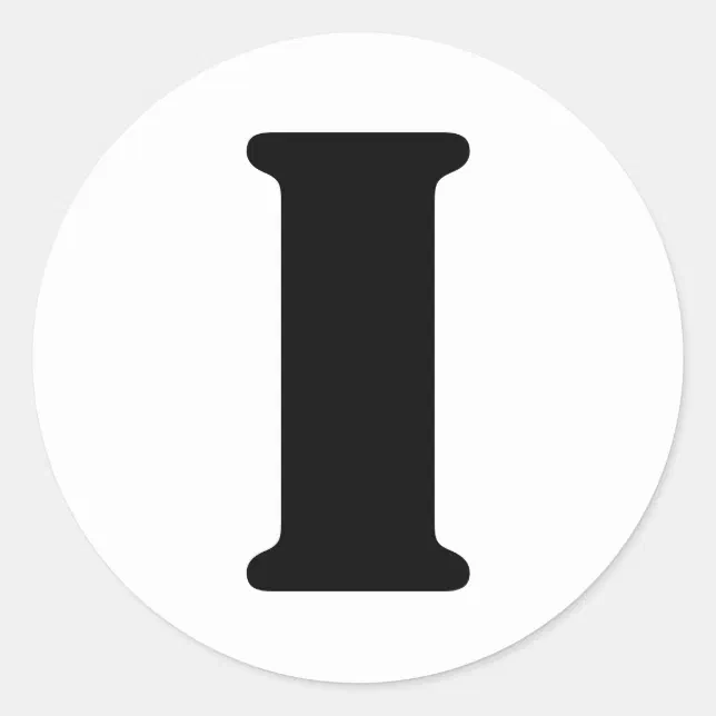 molde letra i para estêncil