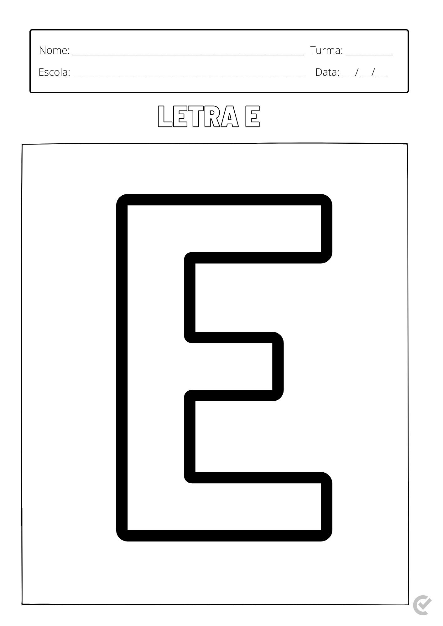 molde letra i para artesanato