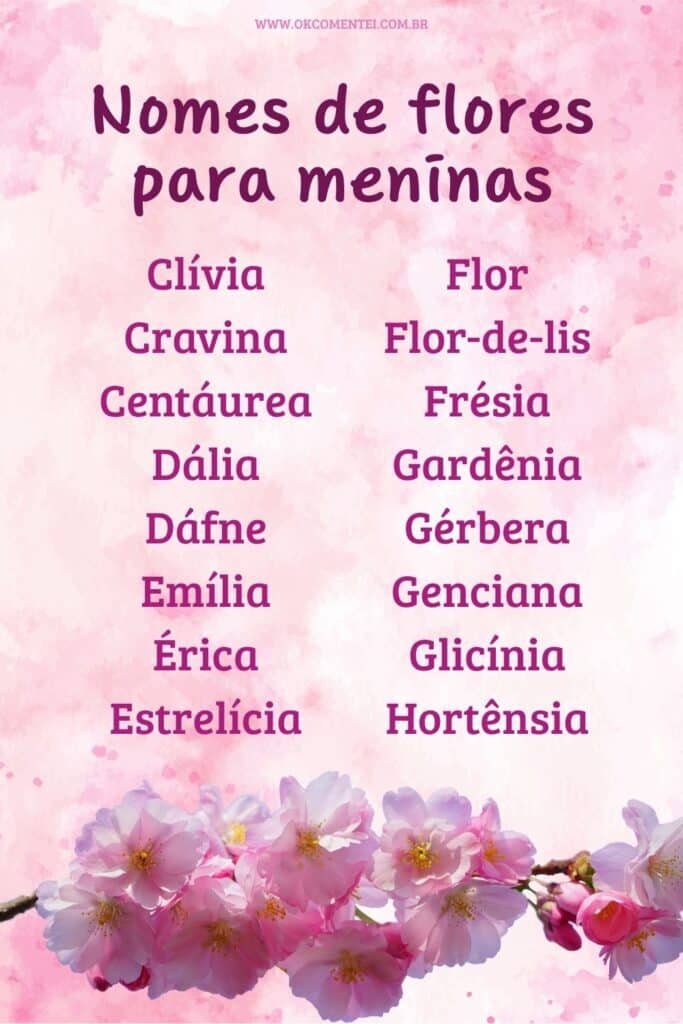 nomes femininos para bebês 2026