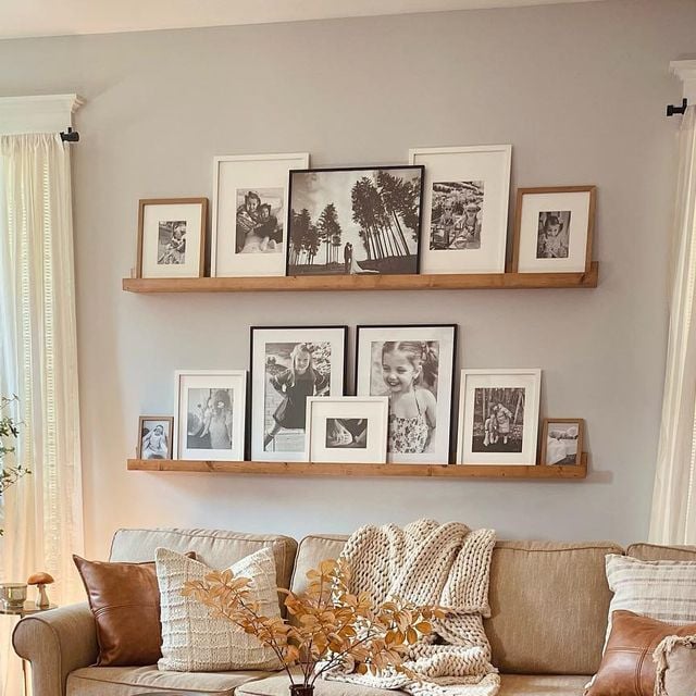 ideias decoração parede sala