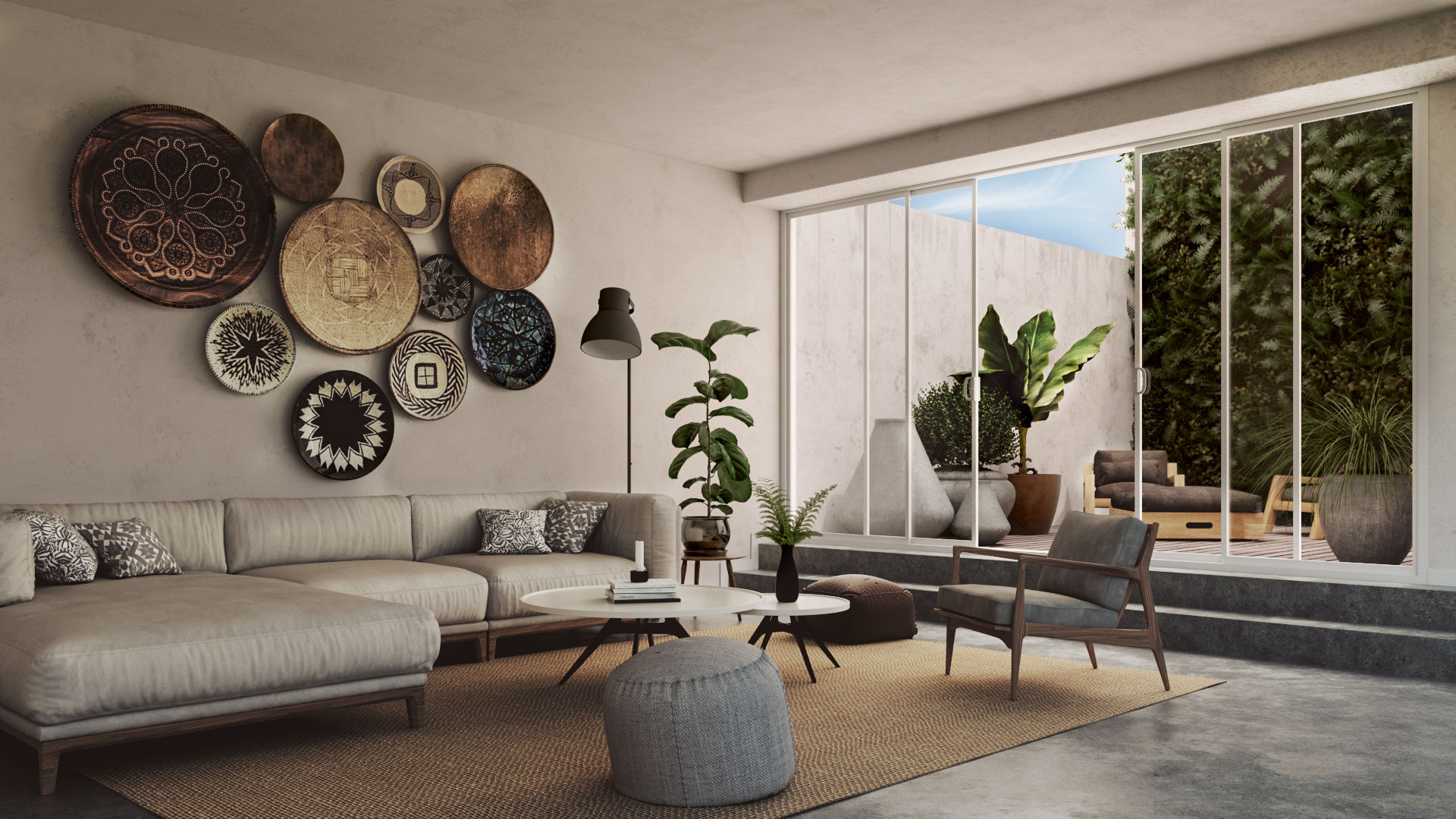 painel decorativo sofá