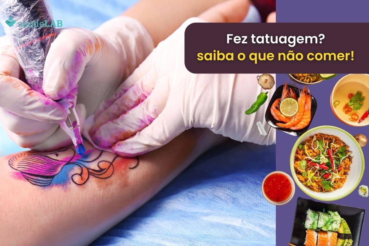 cicatrização tatuagem dieta