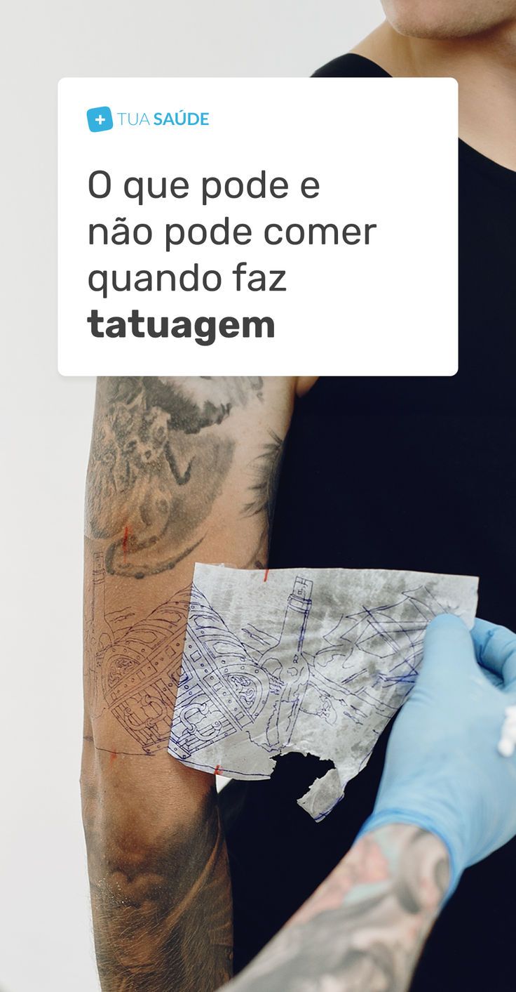 cicatrização tatuagem dieta