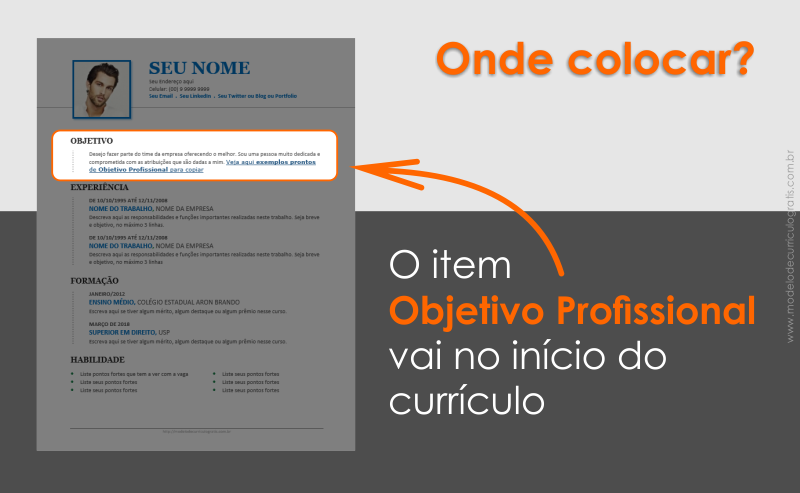 objetivo profissional administrativo