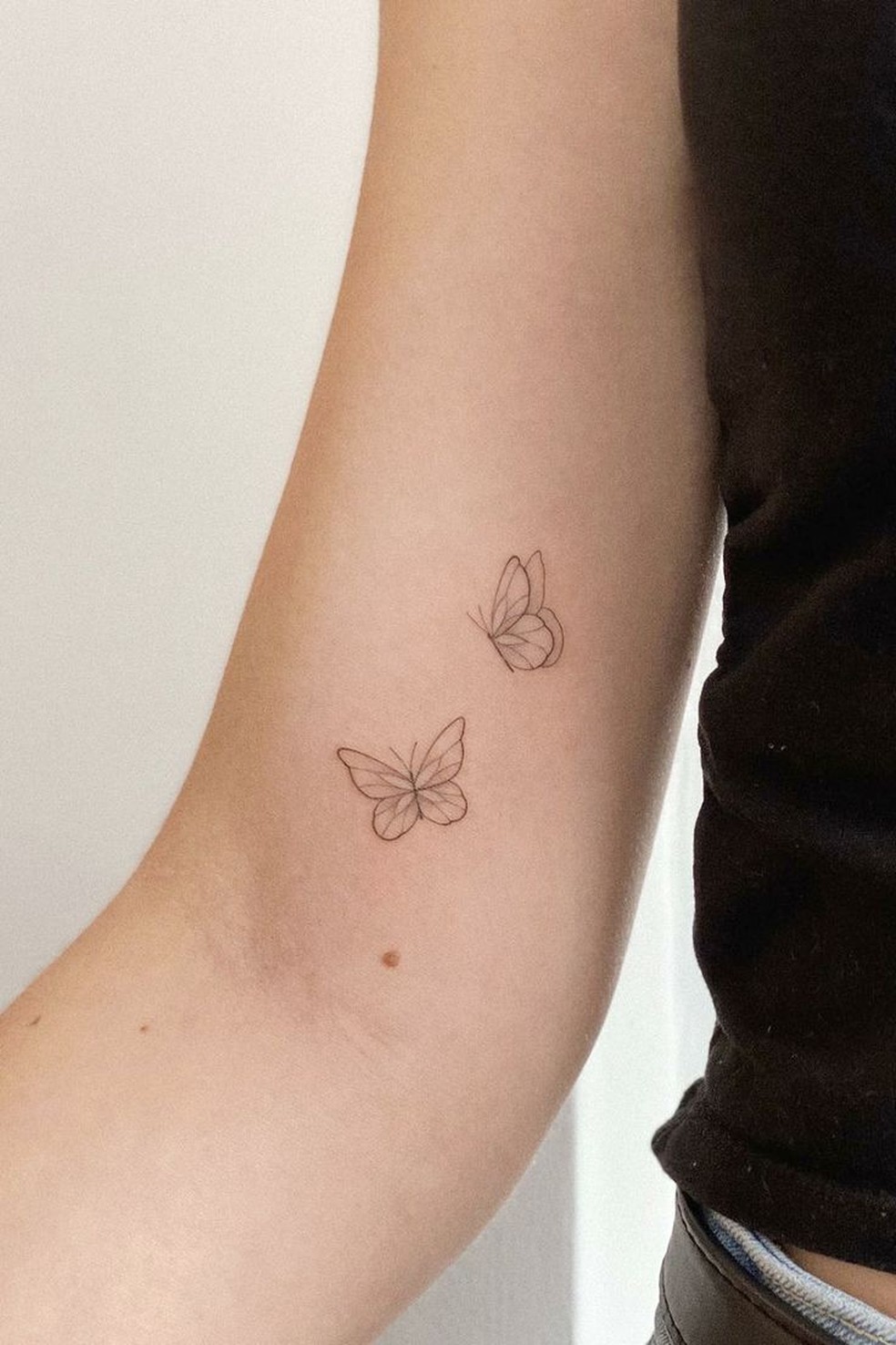 liberdade tatuagem borboleta