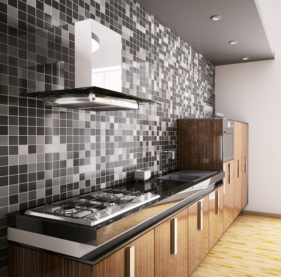 parede cozinha minimalista