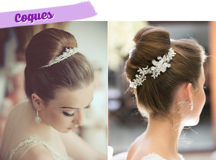 tendência penteado noiva 2026 tiara