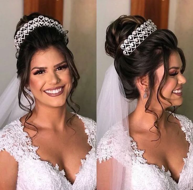 penteado noiva semi preso casamento diurno/noturno