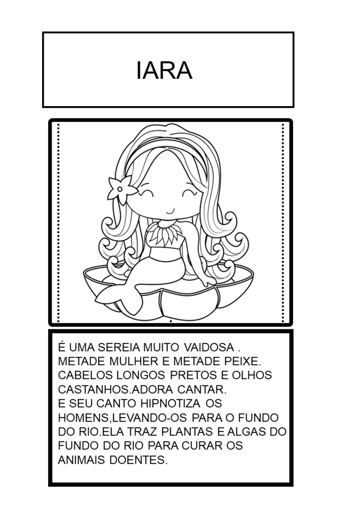 iara para imprimir