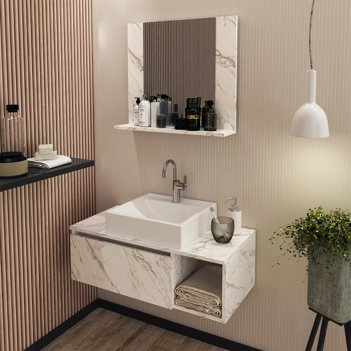 pia de mármore para lavabo