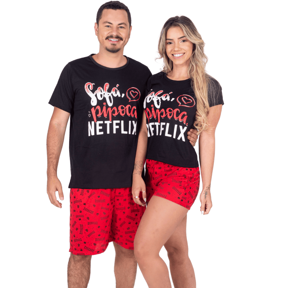 pijama casal presente