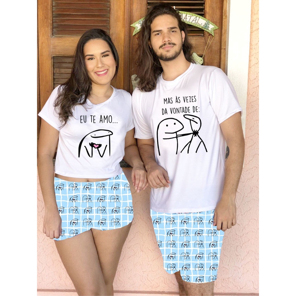 pijama casal personalizado
