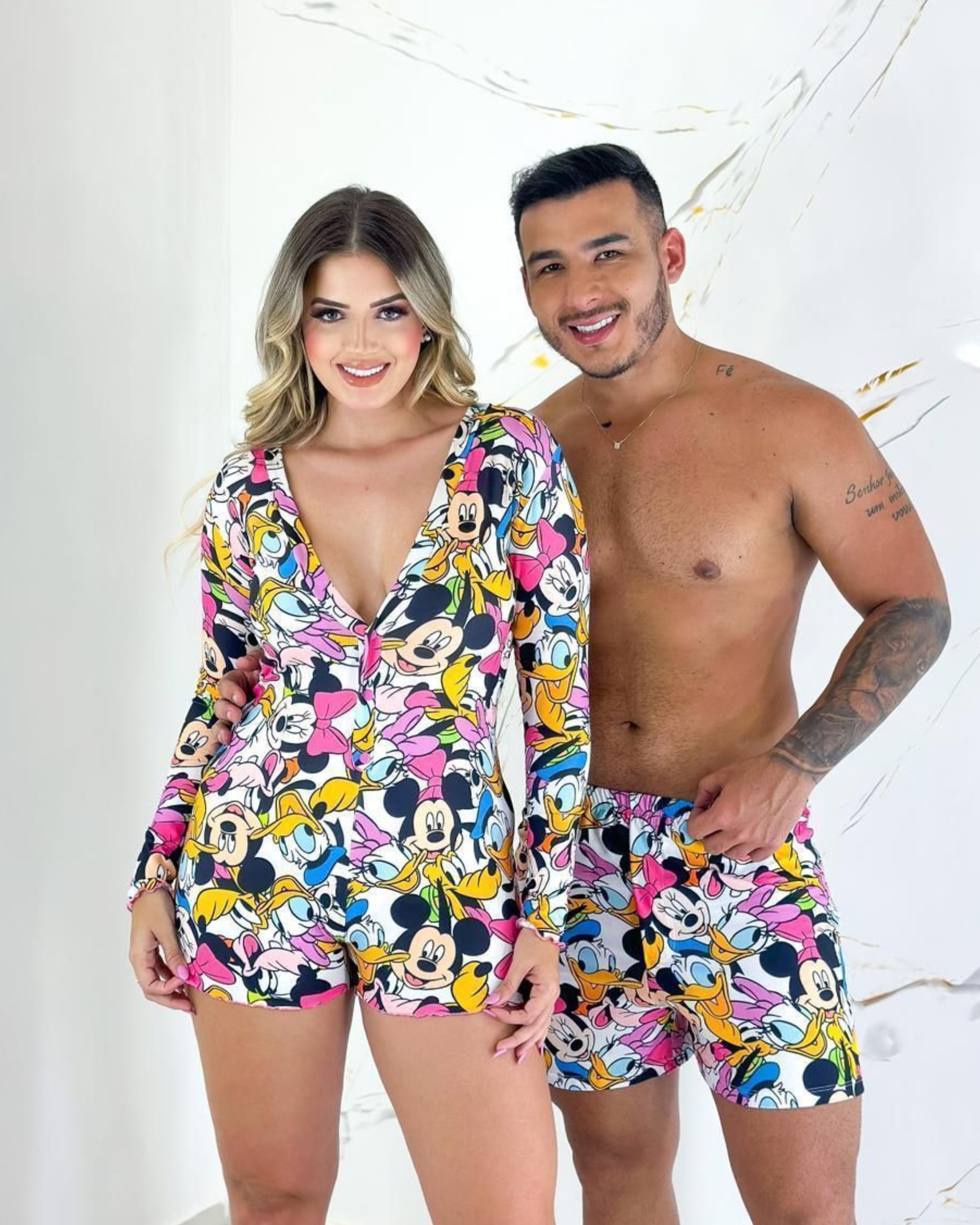 conjunto pijama casal