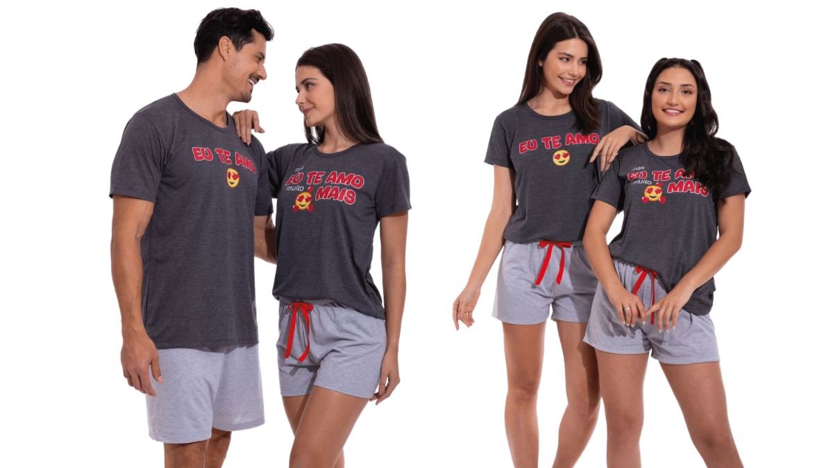 pijama para namorados