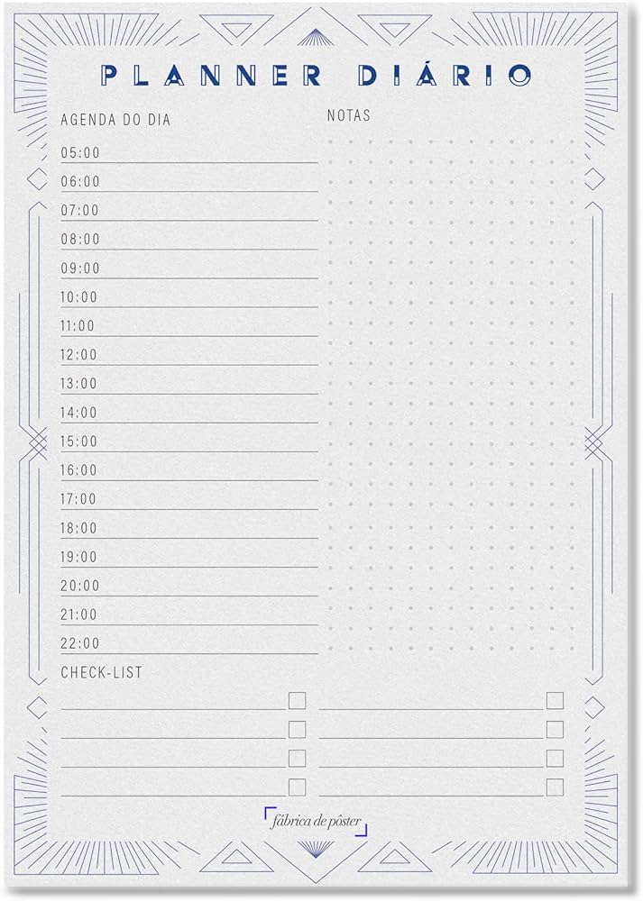 planner diário 2027