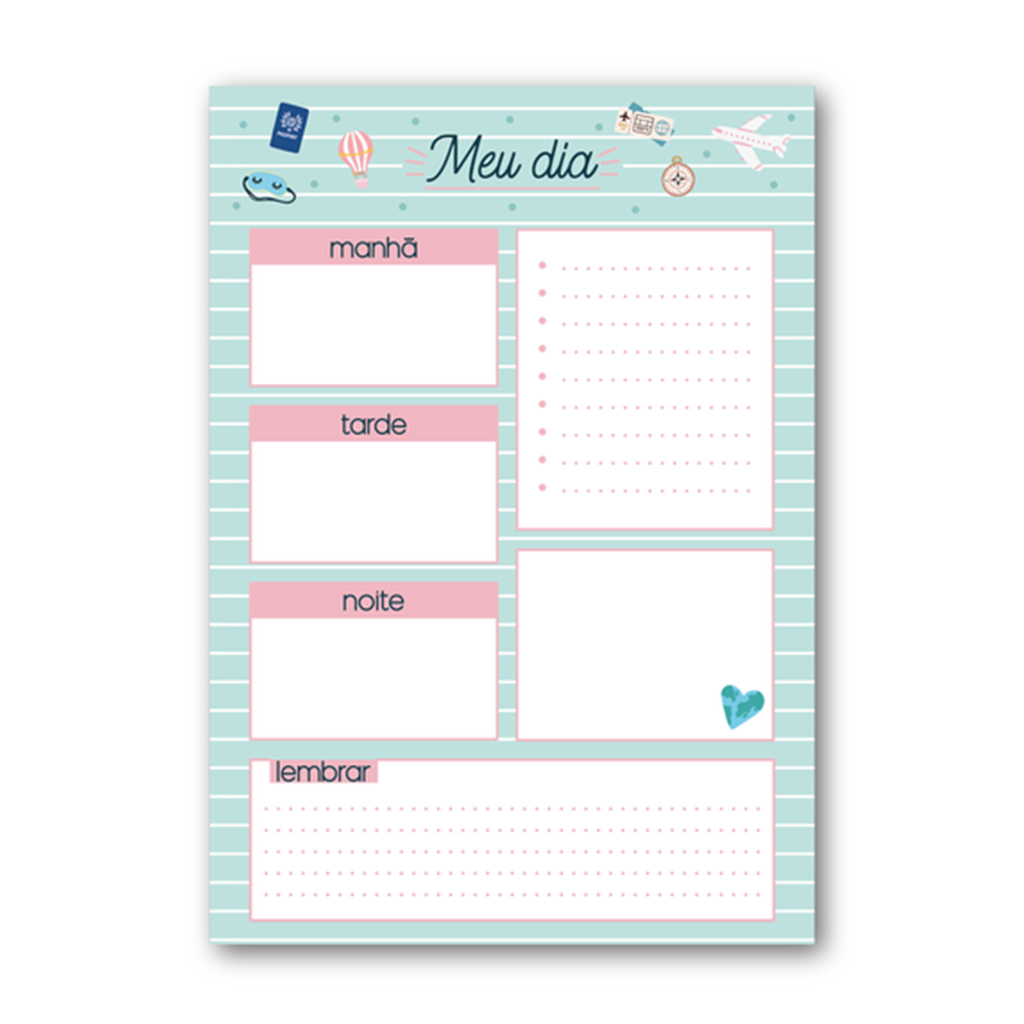 planner diário para estudantes