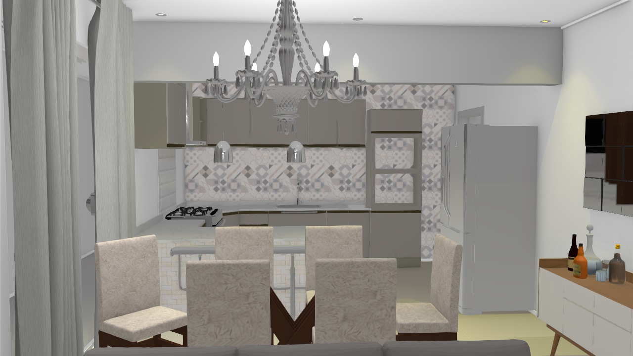 layout casa 10x20 com piscina