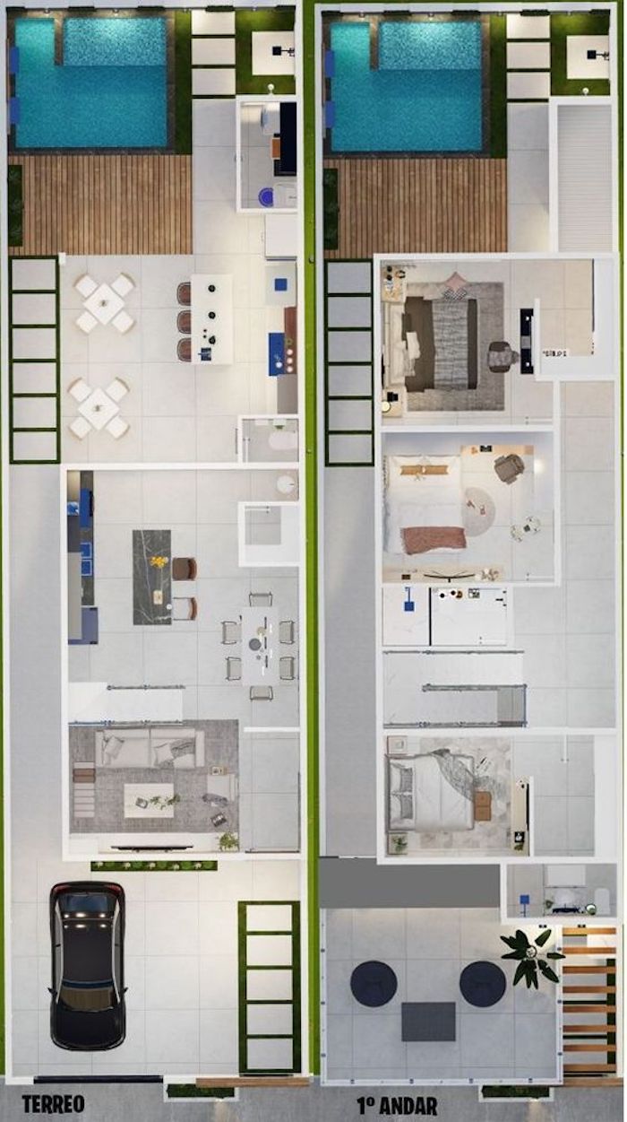 casa 3 quartos com piscina