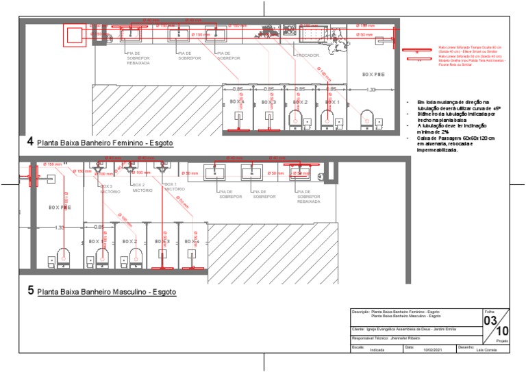 diagrama esgoto banheiro