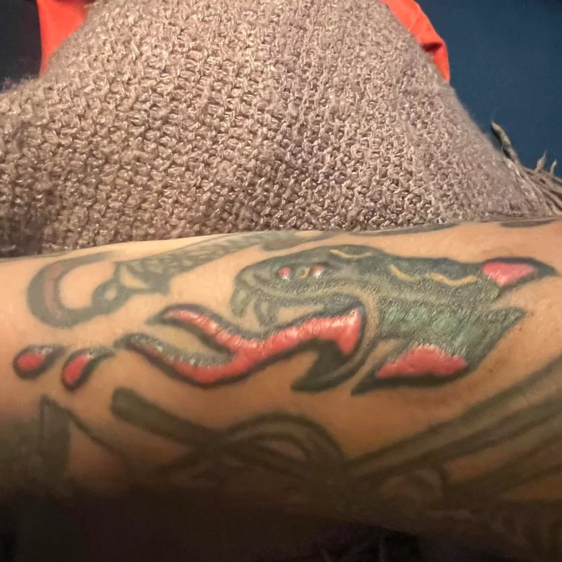 coceira tatuagem antiga