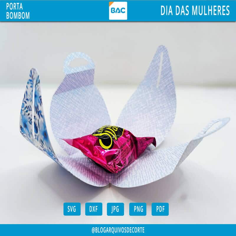 Porta doce Dia da Mulher