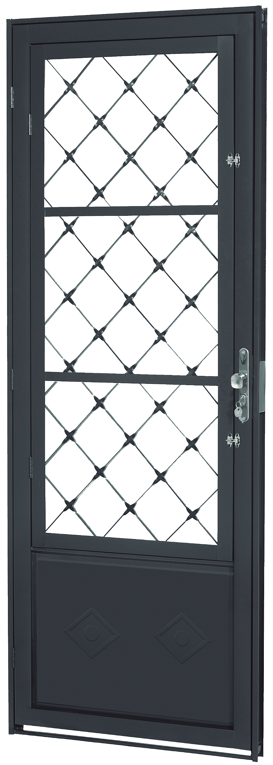 porta pivotante de ferro