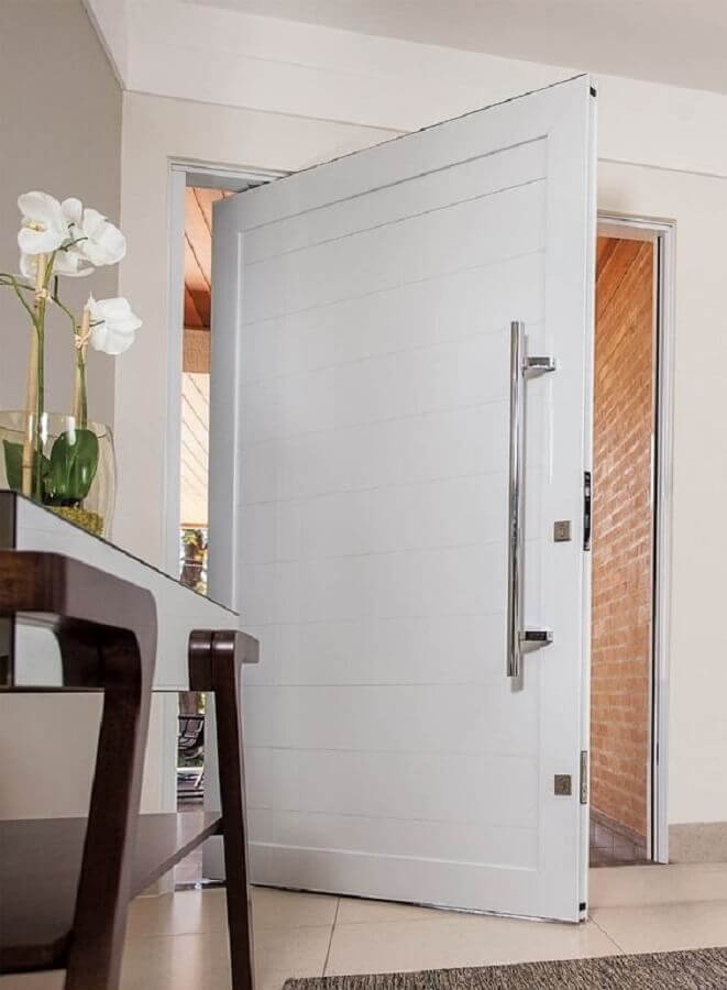 qual porta usar na sala de entrada