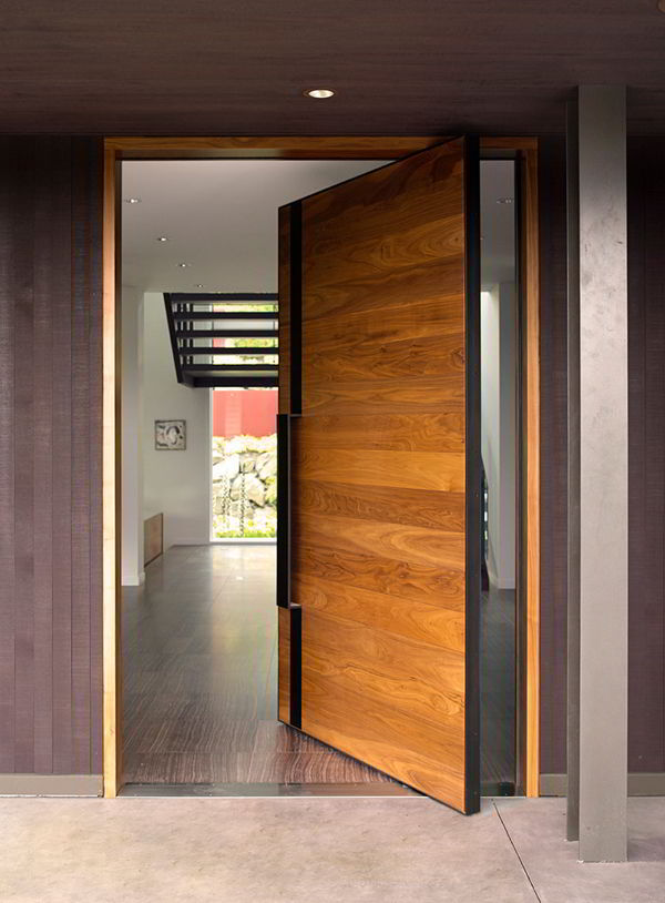 porta pivotante moderna