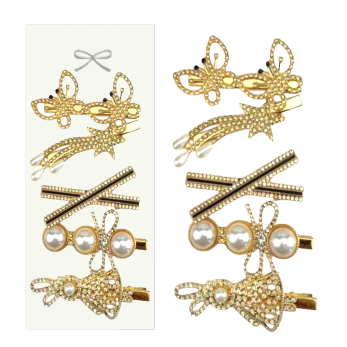 presilhas de cabelo