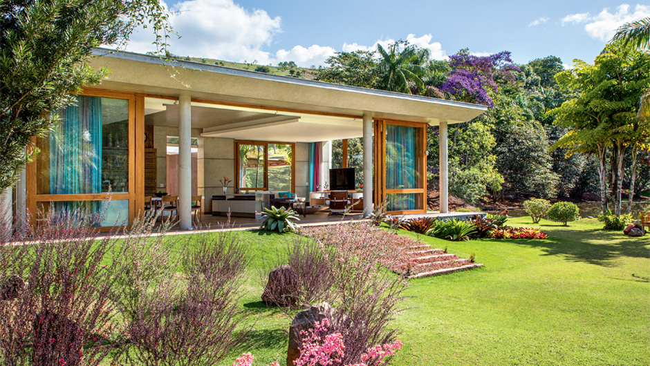 design de casas de campo rústicas