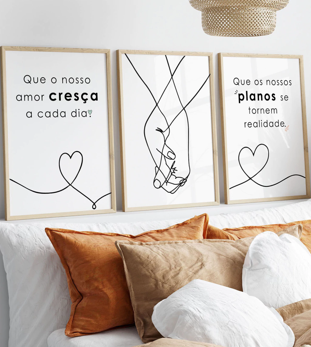 quadros para quarto de casal