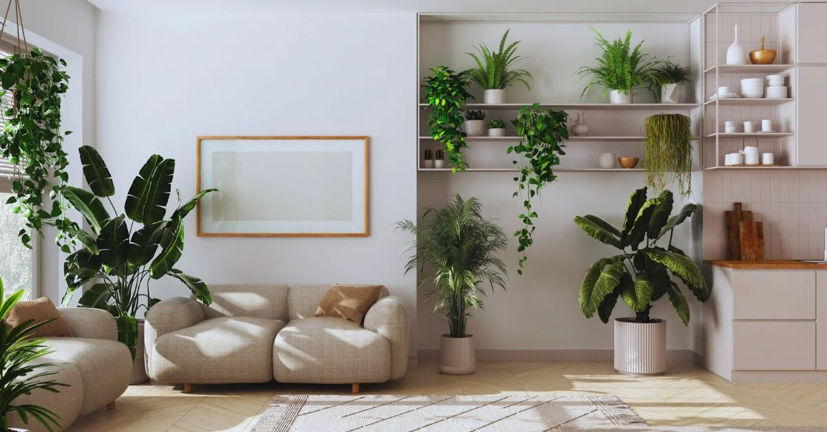 como escolher plantas para sala