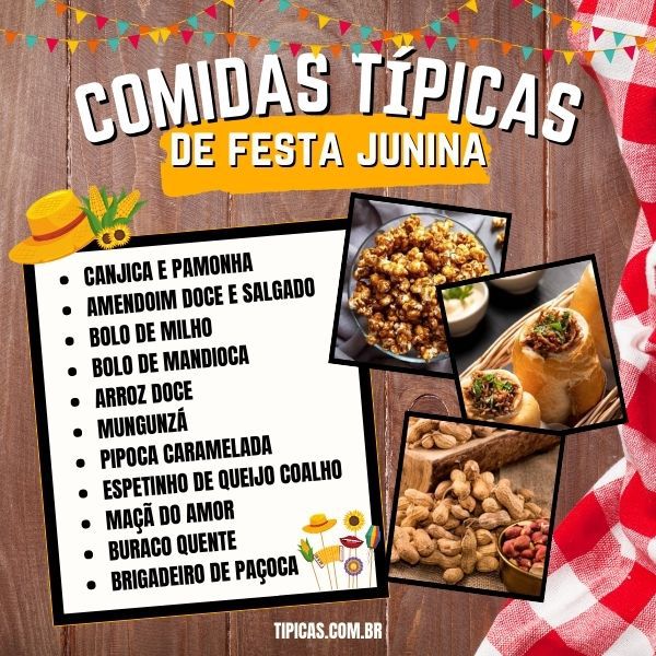cardápio festa junina
