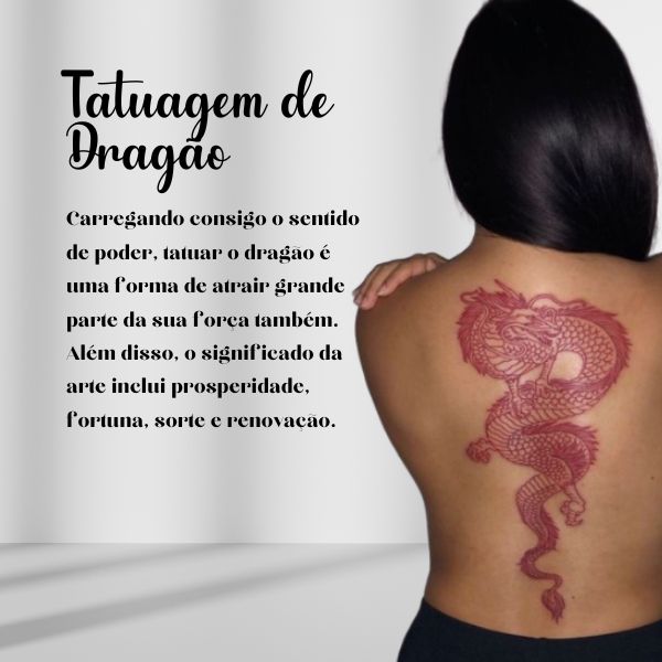 significado tatuagem dragão oriental