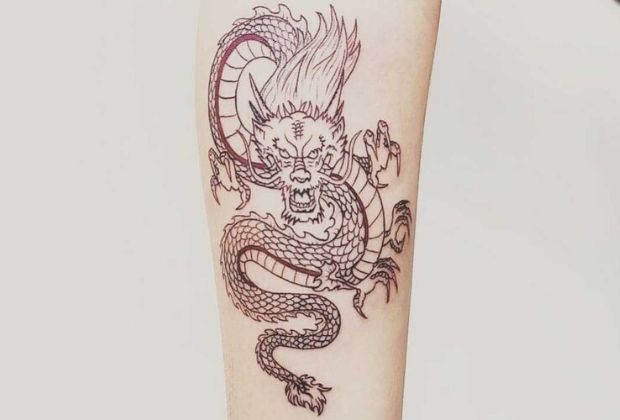 simbolismo dragão chinês tatuagem