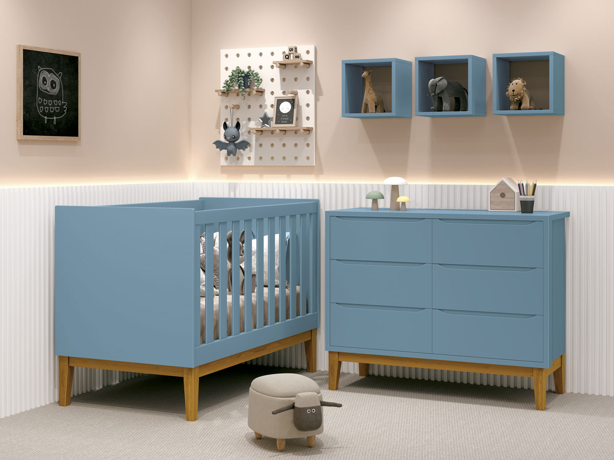 ideias quarto bebê masculino azul