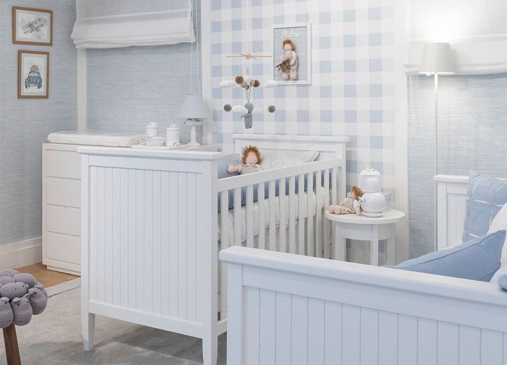 decoração quarto bebê menino azul