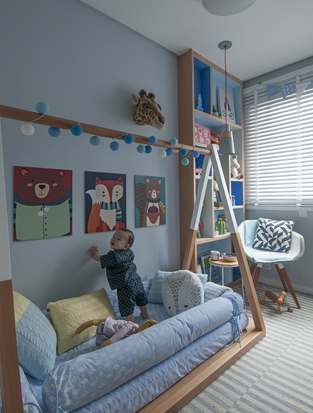 móveis quarto bebê azul