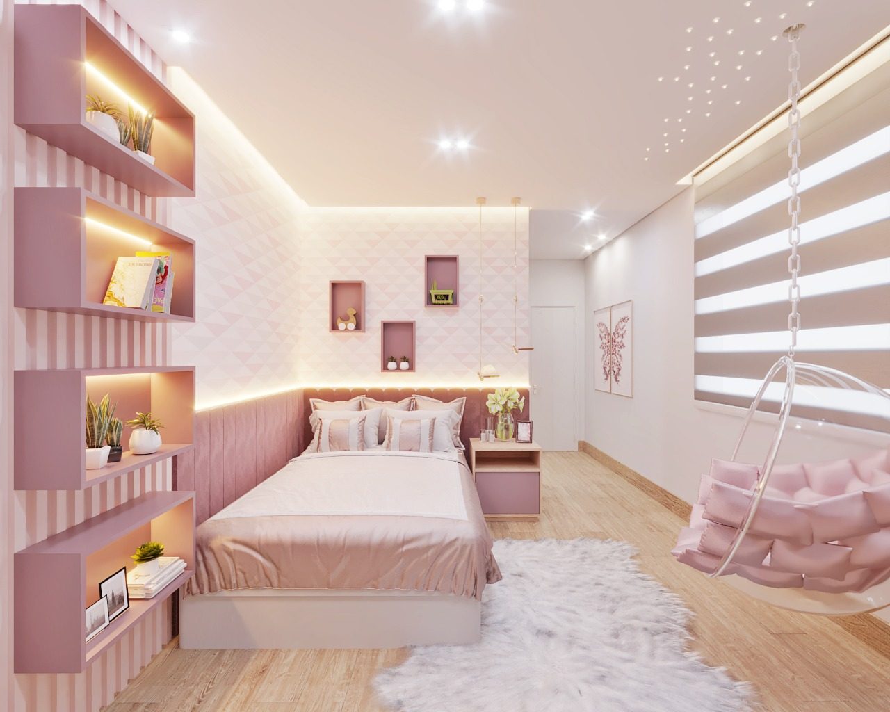 quarto infantil planejado moderno
