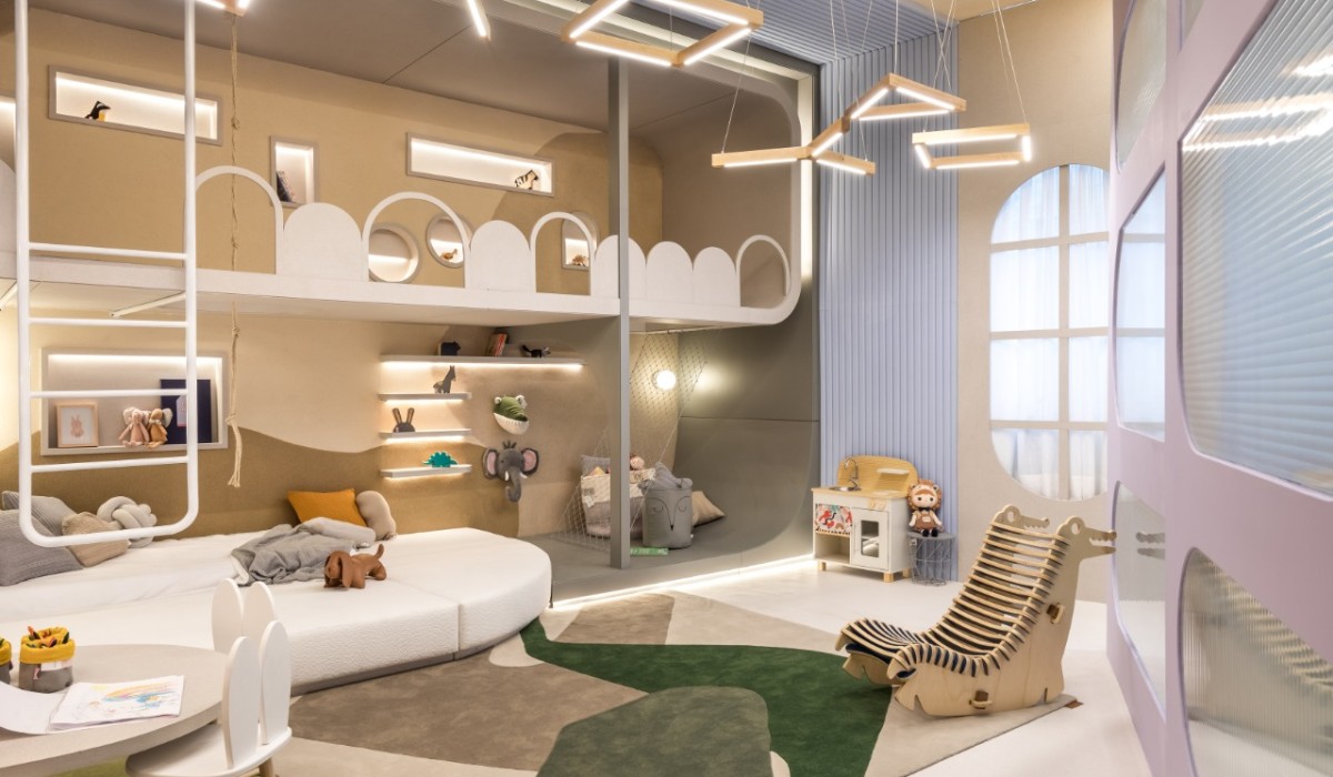 quarto infantil com aproveitamento de espaço
