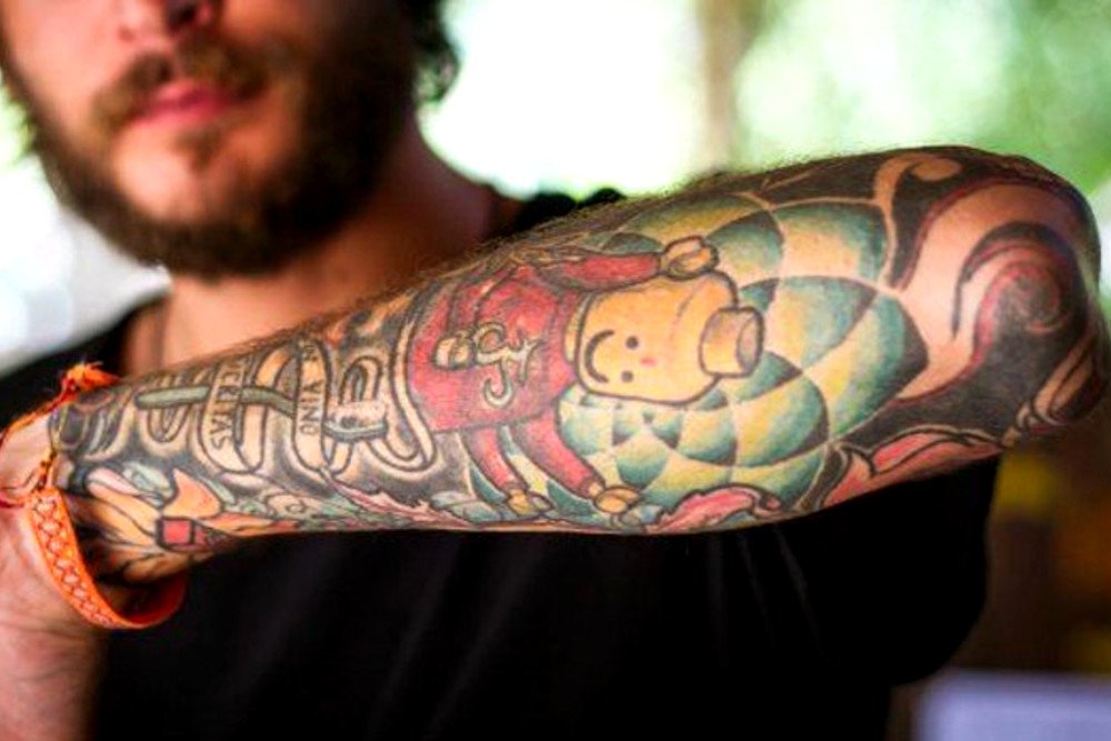 alimentos proibidos após tatuagem