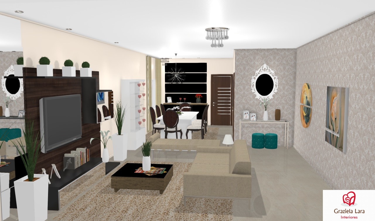 layout sala comprida