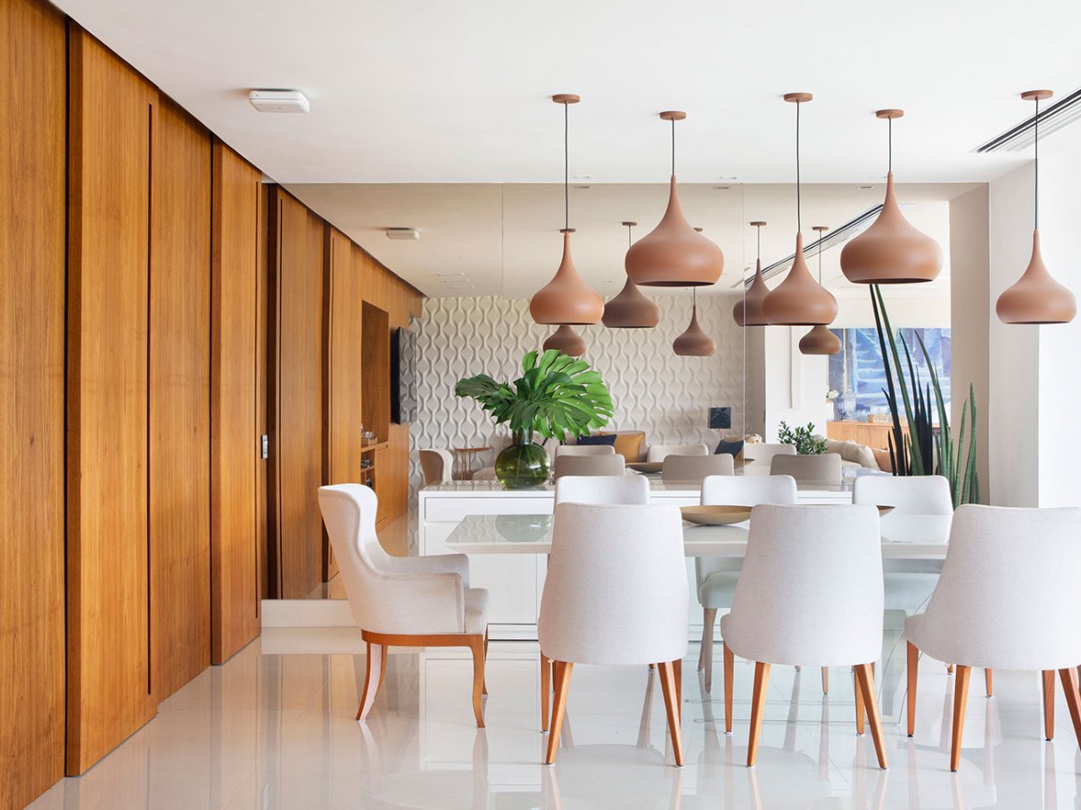 como integrar sala de estar e jantar